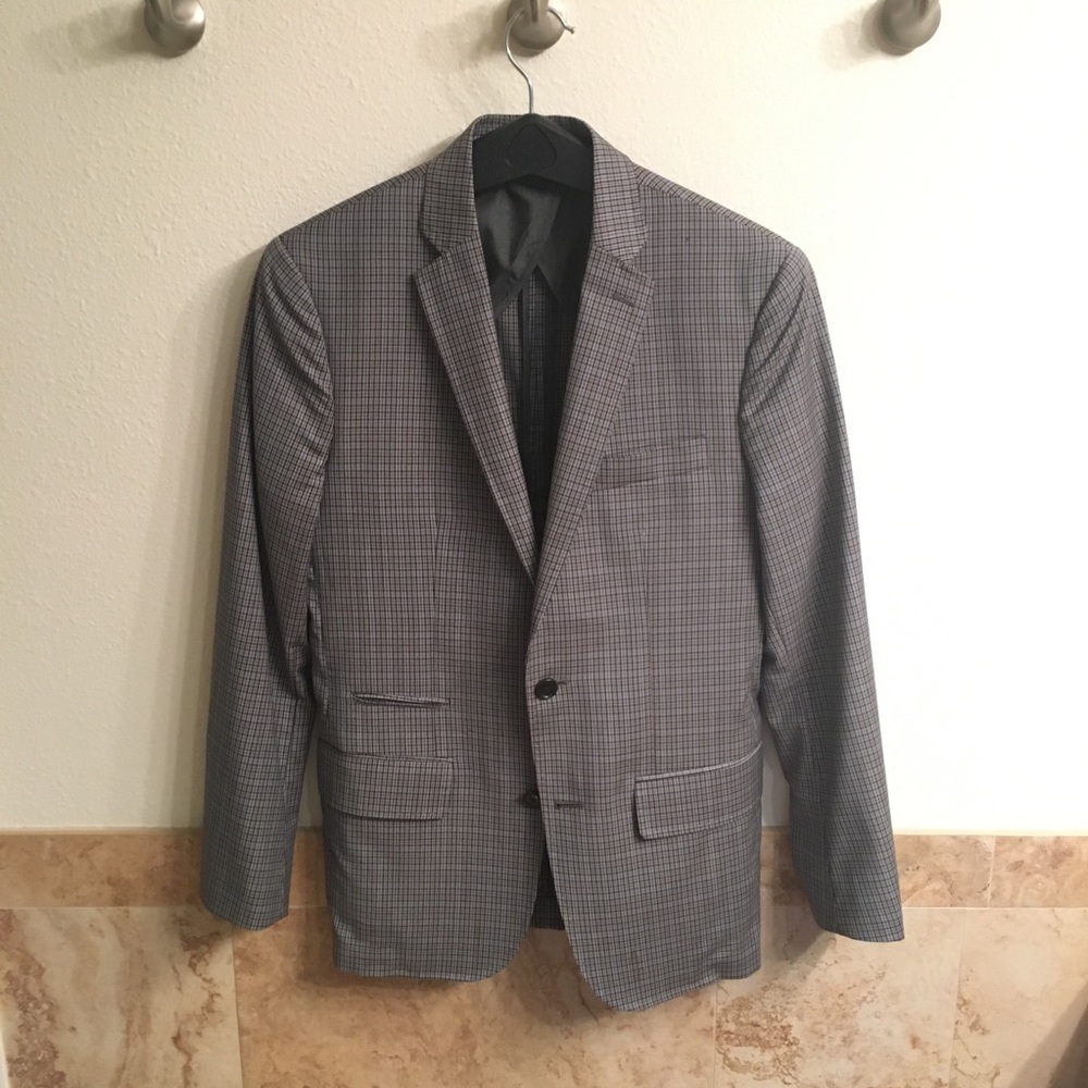 Men’s plaid blazer